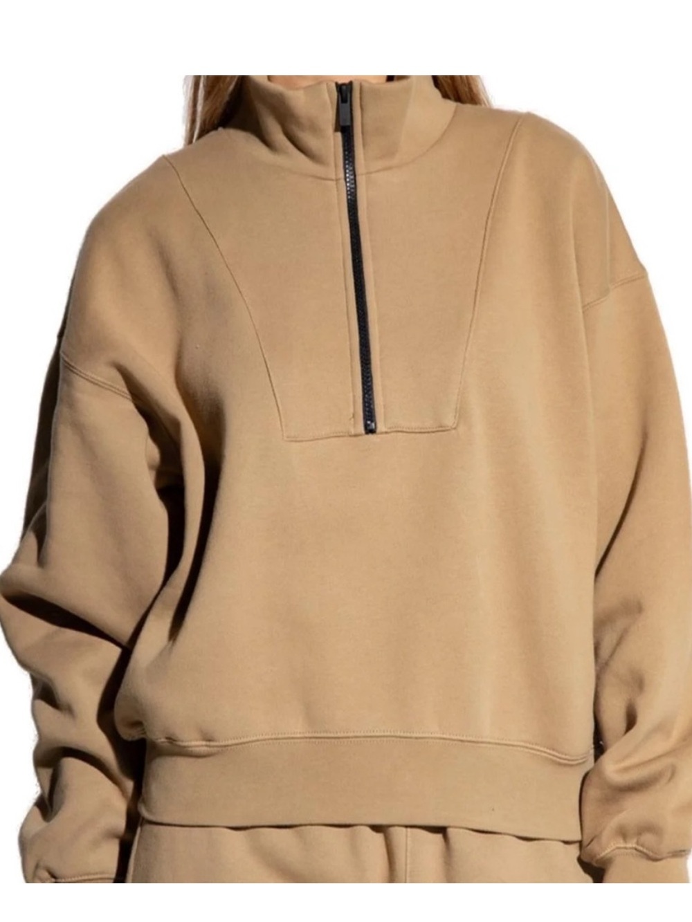 Fear Of God Essentials Pullover Sweatshirt Small Womens Quarter Zip Fleece